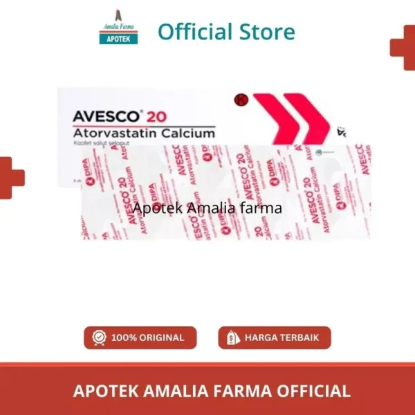 AVESCO 20mg Pstrip isi 10 tablet