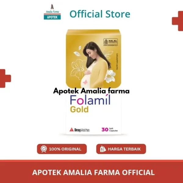 Folamil Gold Multivitamin Ibu Hamil 30 Capsul
